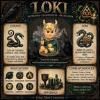 Polyresin Baby Viking Figurine - Loki (Each)