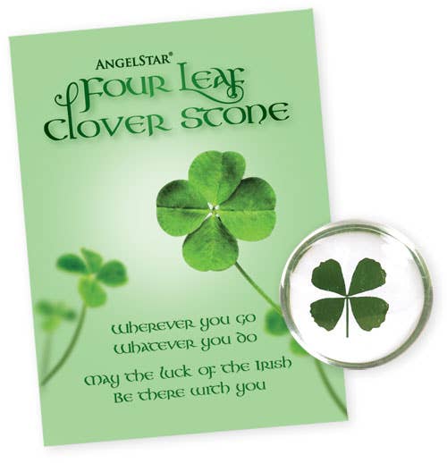 Four Leaf Clover Stone 36pc Prepack