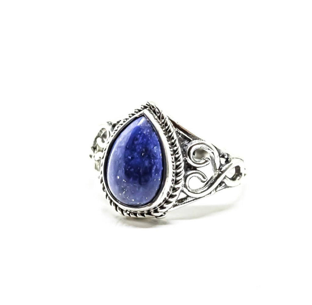Lapis Lazuli Ring Sterling Silver 925: 6