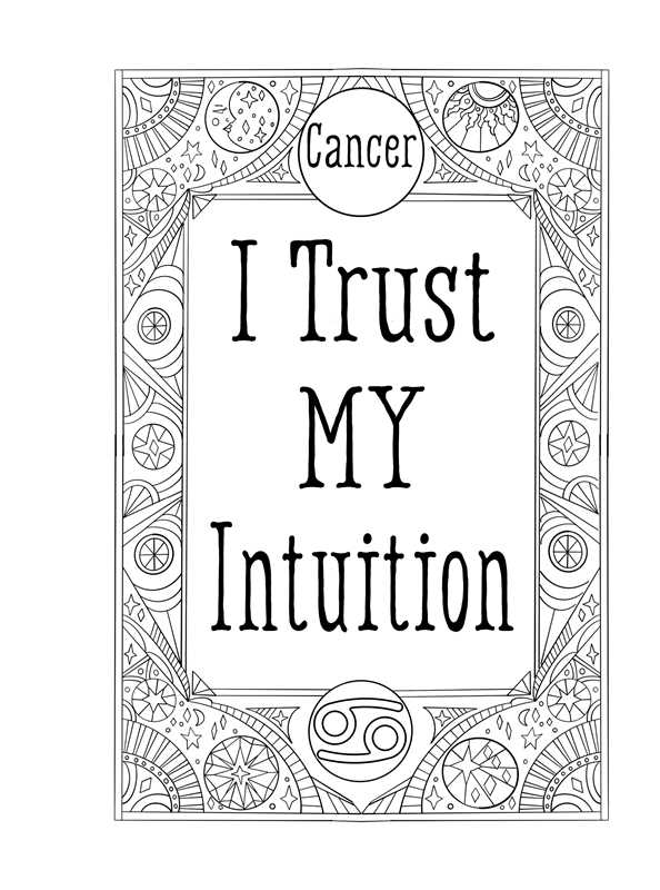 Cancer: Your Cosmic Coloring Book by Mecca Woods: Paperback 48 pages / English