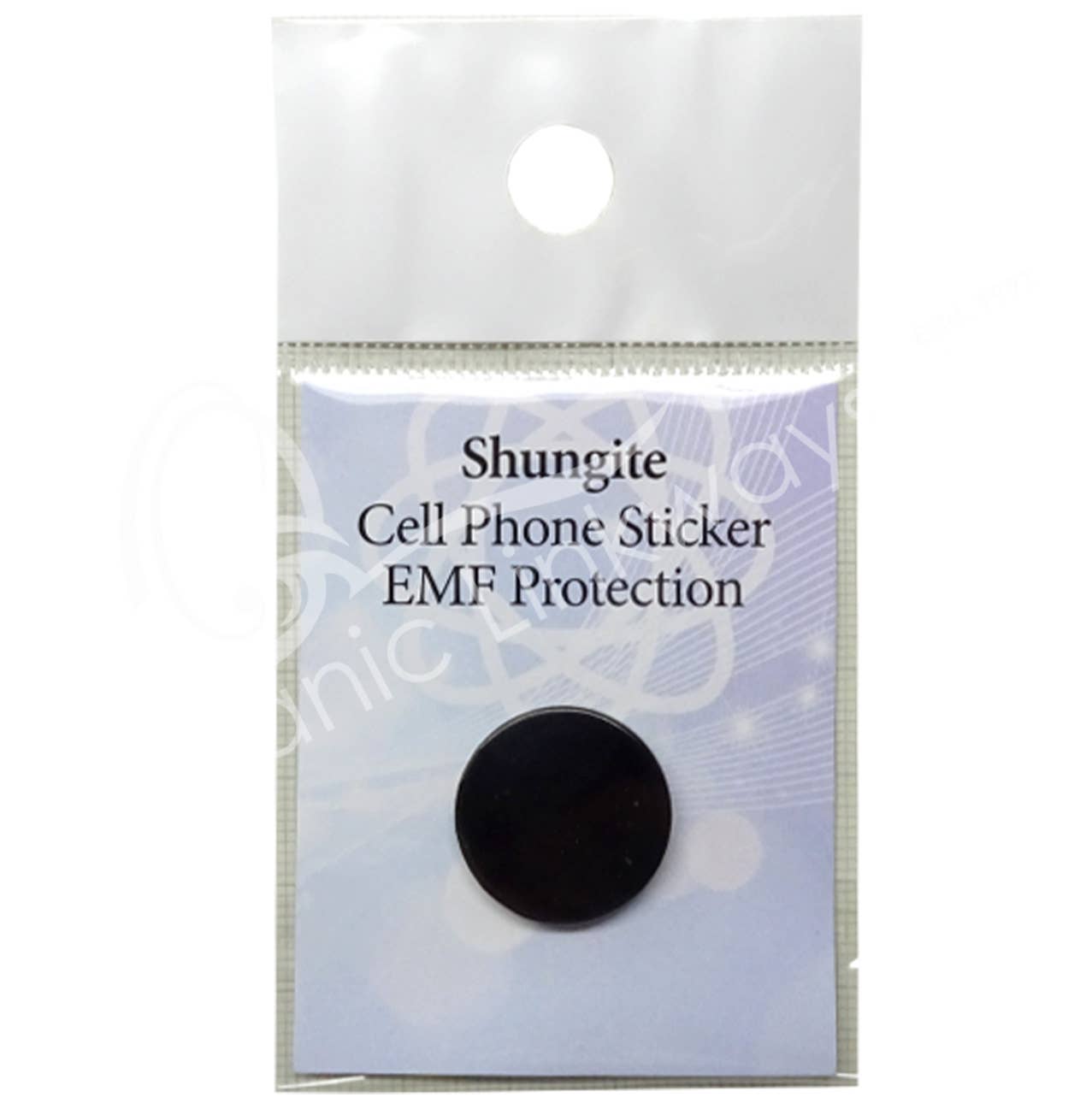 EMF PROTECTION PLAQUE - SHUNGITE ROUND 20 MM DIA.