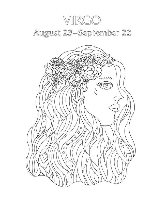 Virgo: Your Cosmic Coloring Book by Mecca Woods: Paperback 48 pages / English