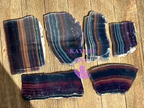 2 lbs Natural Fluorite Slab Crystal Healing Energy