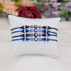 Evil Eye Knot Bracelet: Black
