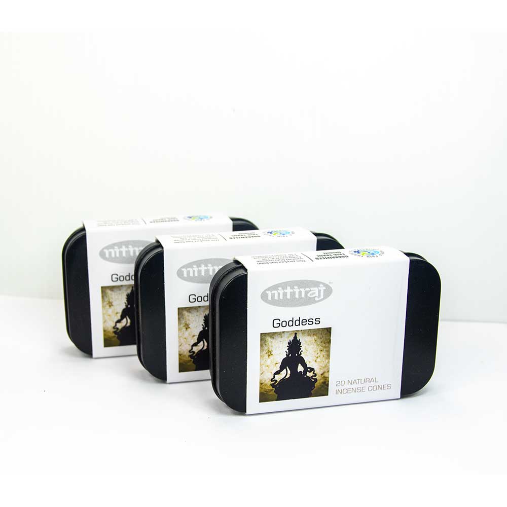 Nitiraj Natural Cones Box of 20 - Goddess