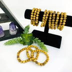 Crystal Palo Santo Round Bead Bracelets  8mm Beads