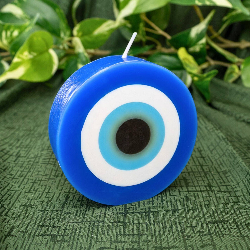 Evil Eye Round Candle.