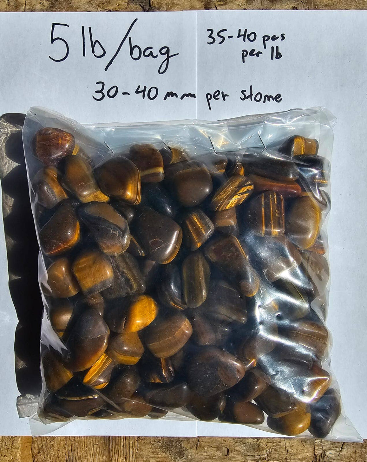 Tiger Eye Gold Tumbled