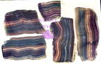 2 lbs Natural Fluorite Slab Crystal Healing Energy