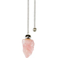 Rough Pendulum Rose Quartz (Each)