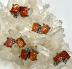 Natural Sunstone Stud Earring 5x7mm