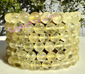 8mm Natural Lemon Quartz Crystal Healing Stretch Bracelet
