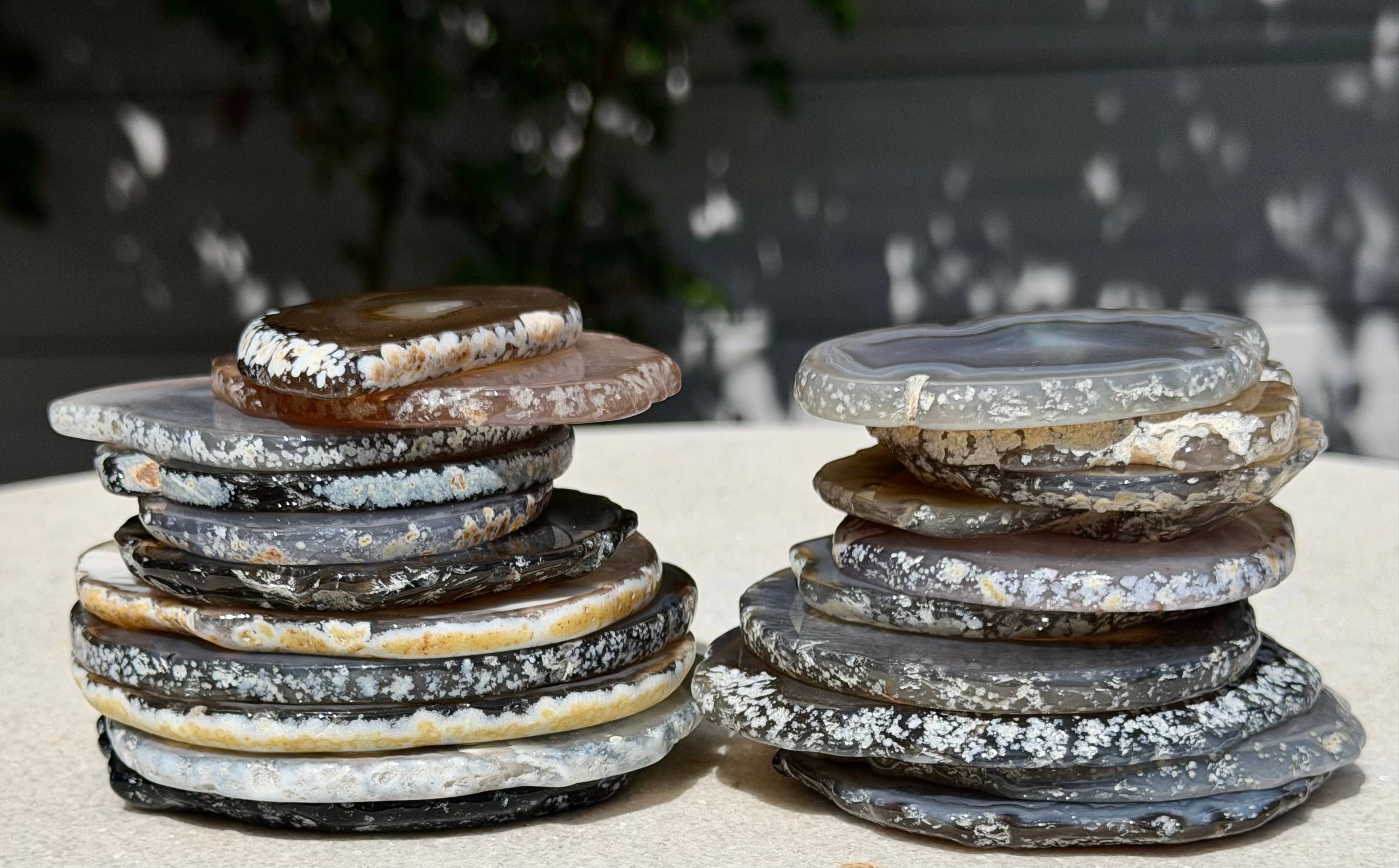 Wholesale Lot 2 lbs Natural Agate Slabs Crystal Healing