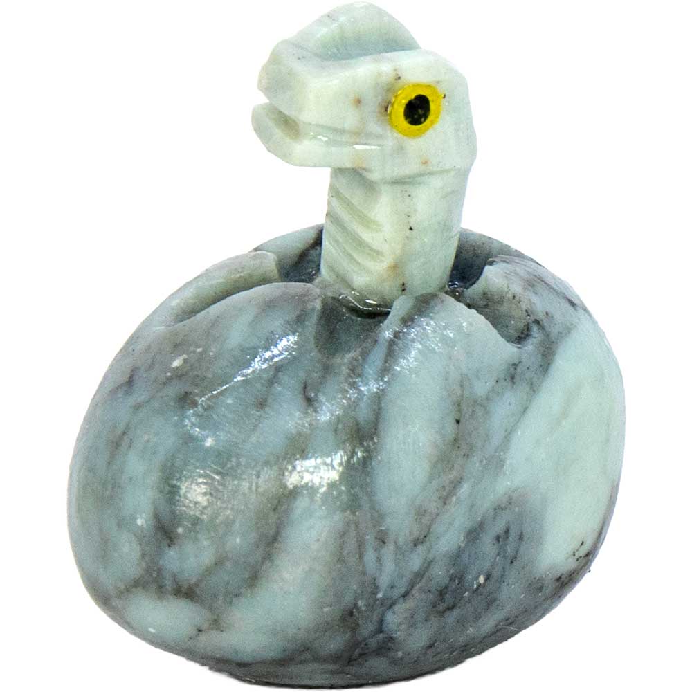 Spirit Animal 1.25-inch Snake Egg Dolomite (Pack of 5): Snake Egg