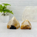 Golden Healer Semi Polished Point Crystal - By Weight: 100-200g