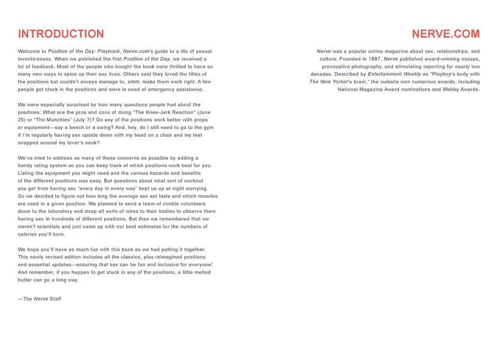 Position of the Day Playbook (Revised Edition)