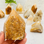Golden Healer Semi Polished Point Crystal - By Weight: 100-200g