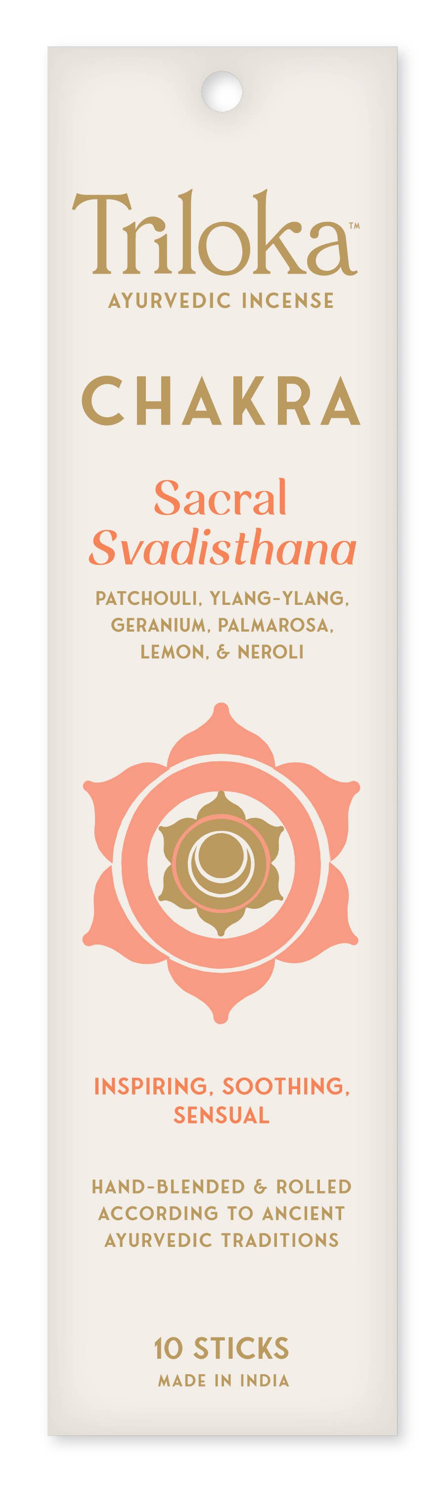 Triloka Chakra Sacral Incense