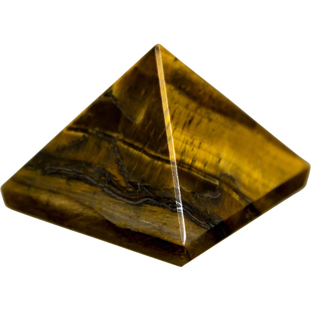 Gemstone Pyramid - Tiger Eye (Each)