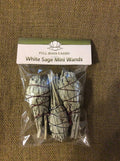 White Sage Mini Wands - Pack of 3