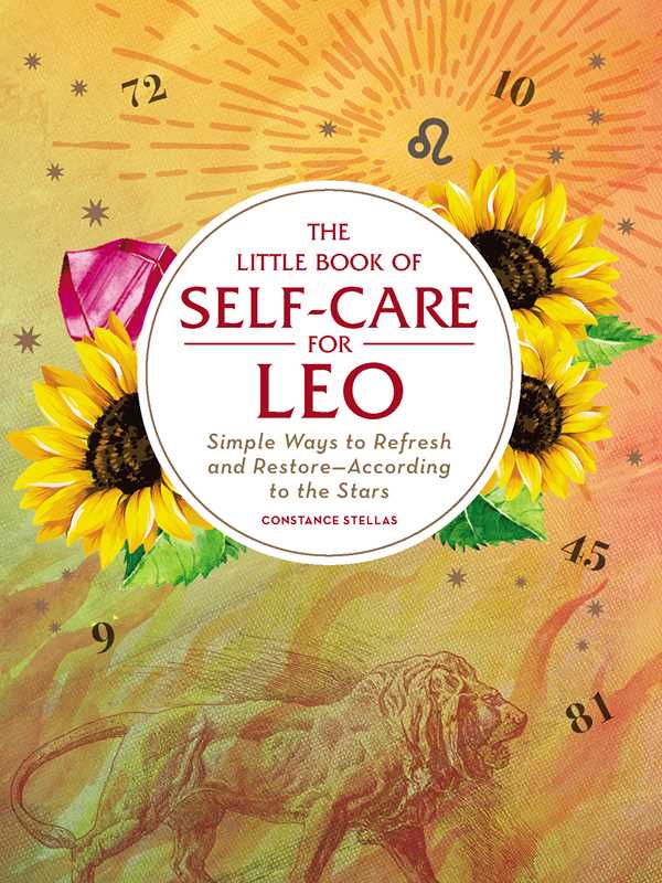 Little Book of Self-Care for Leo by Constance Stellas: Hardcover 160 pages / English