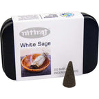 Nitiraj Natural Cones Box of 20 - White Sage