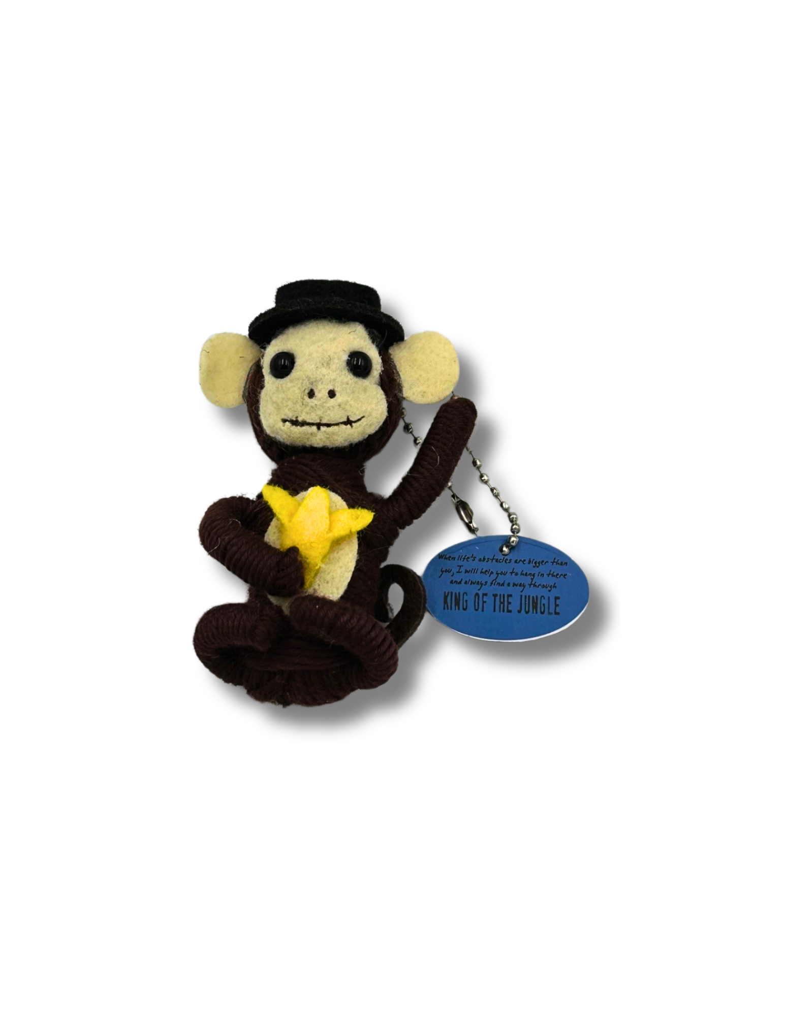 King of the Jungle (Monkey) - Watchover Voodoo Dolls - Keychain