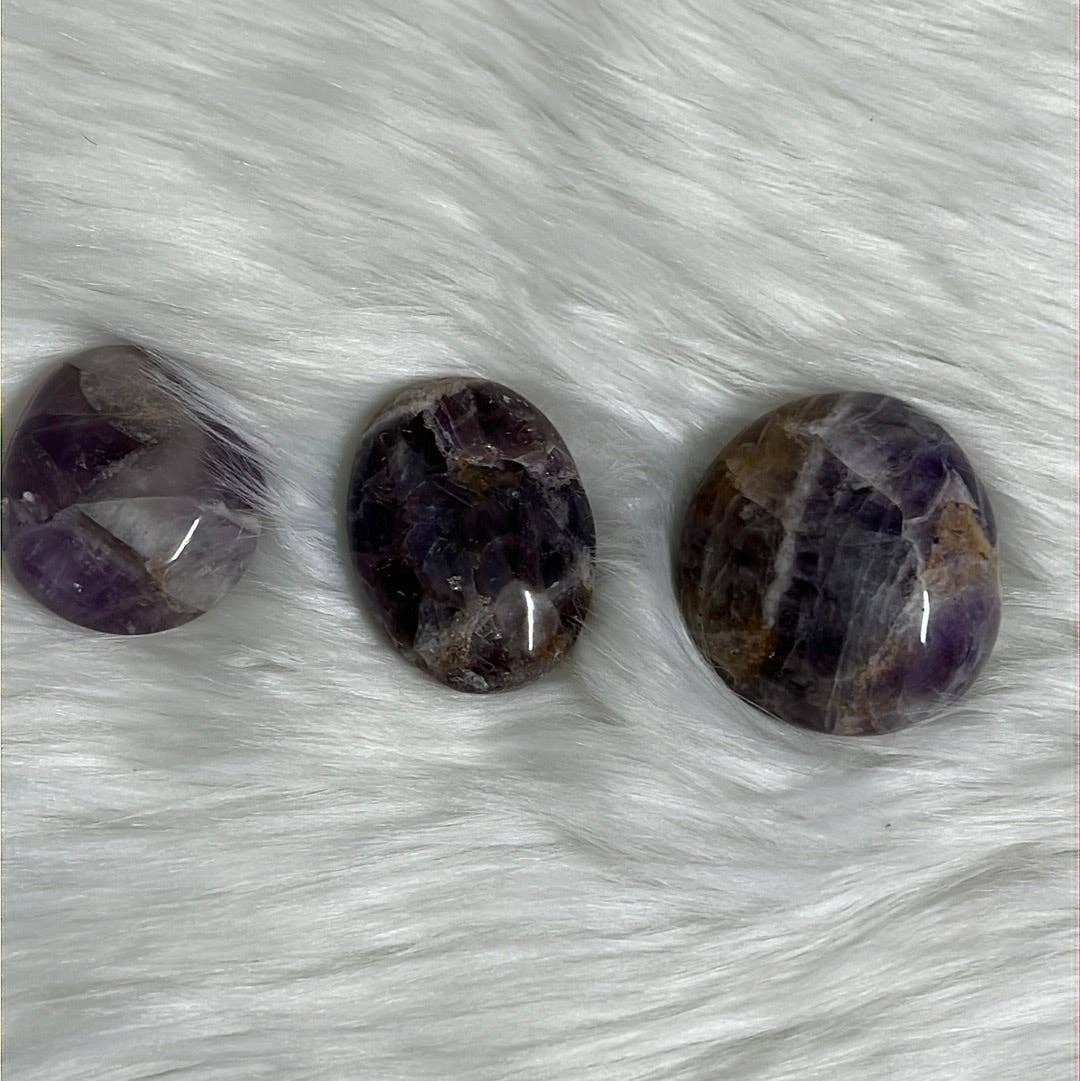 Amethyst Tumble Worry stone: Large