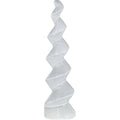 Gemstone Carving Standing Twist White Selenite (Each)
