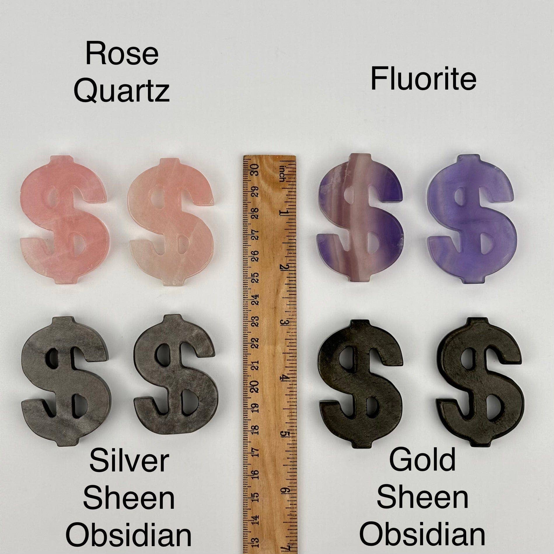 Gemstone Crystal Money Symbol: Rose Quartz