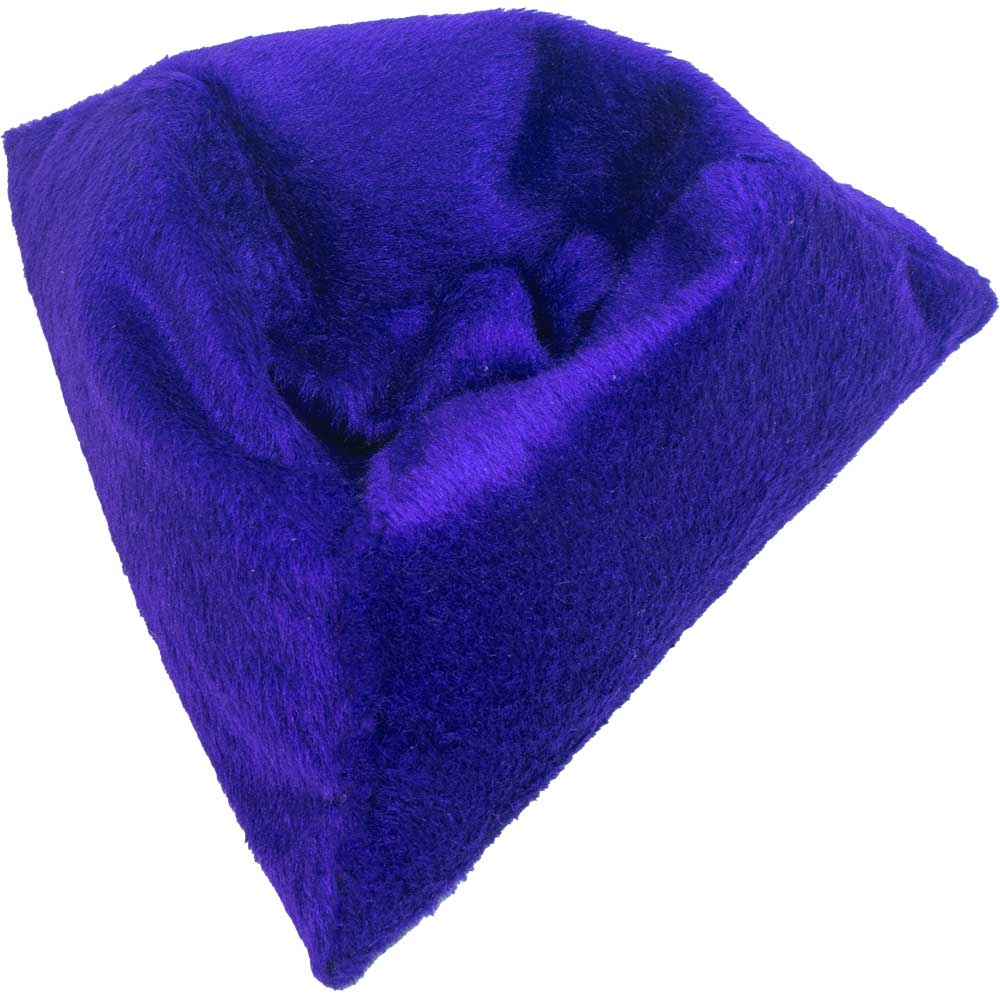 Velvet Crystal Display Pillow Triangle - Purple (Each): Purple