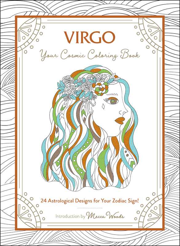 Virgo: Your Cosmic Coloring Book by Mecca Woods: Paperback 48 pages / English