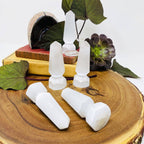 Selenite Crystal Point Spear Tips - 6 sided Stone Point