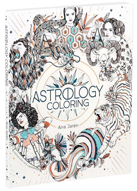 Astrology Coloring by Ana Jarén: Paperback 96 pages / English