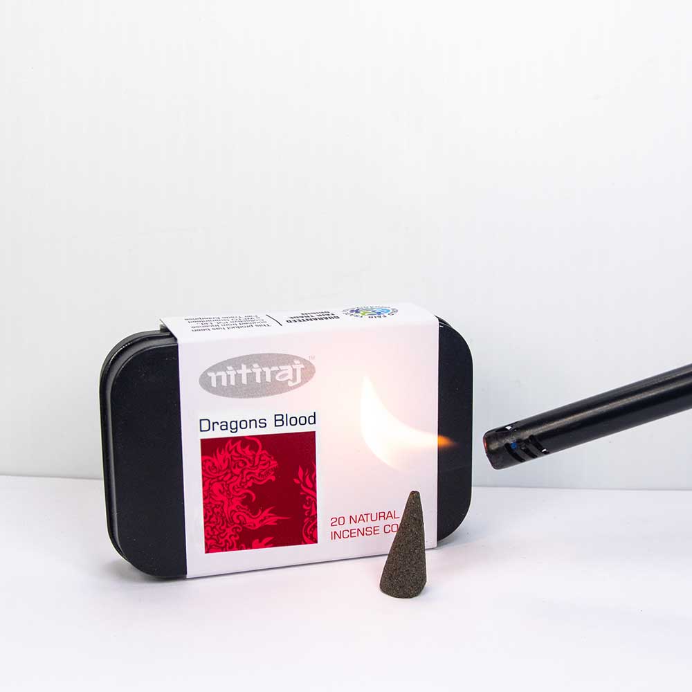 Nitiraj Natural Cones Box of 20 - Dragons Blood
