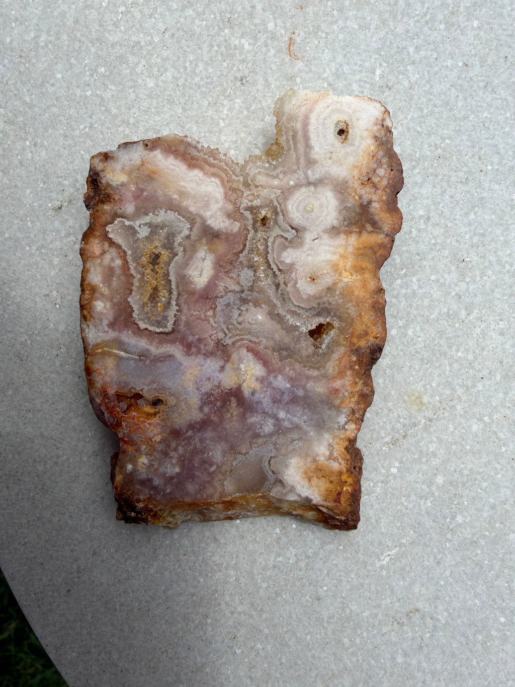 Wholesale 2 lbs Natural Pink Amethyst Flower Agate Slabs