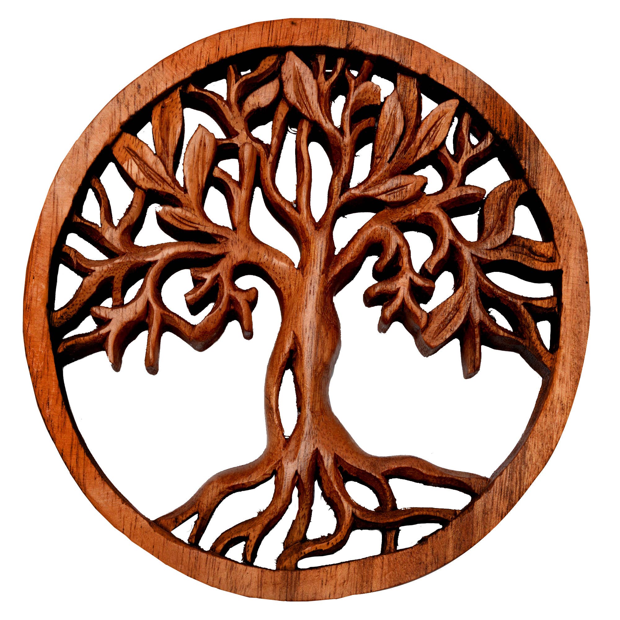 Tree Of Life Wooden Plaque - Nature-Inspired Design