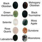 Gemstone Worry Stone - Finger Massage Stone Crystal Palm Stones: Sodalite / 1pc