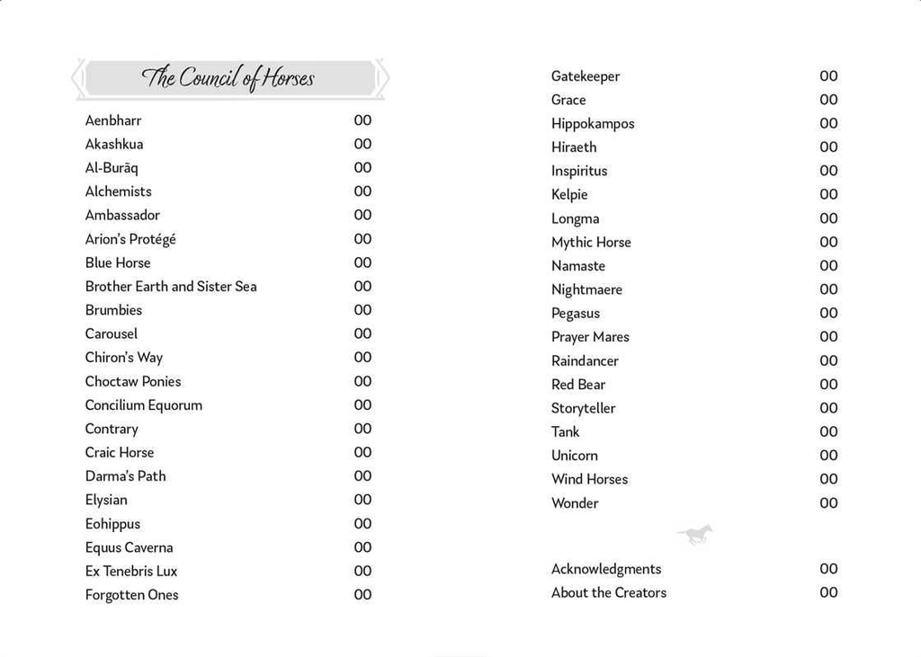 Council of Horses Oracle by Sandra Wallin