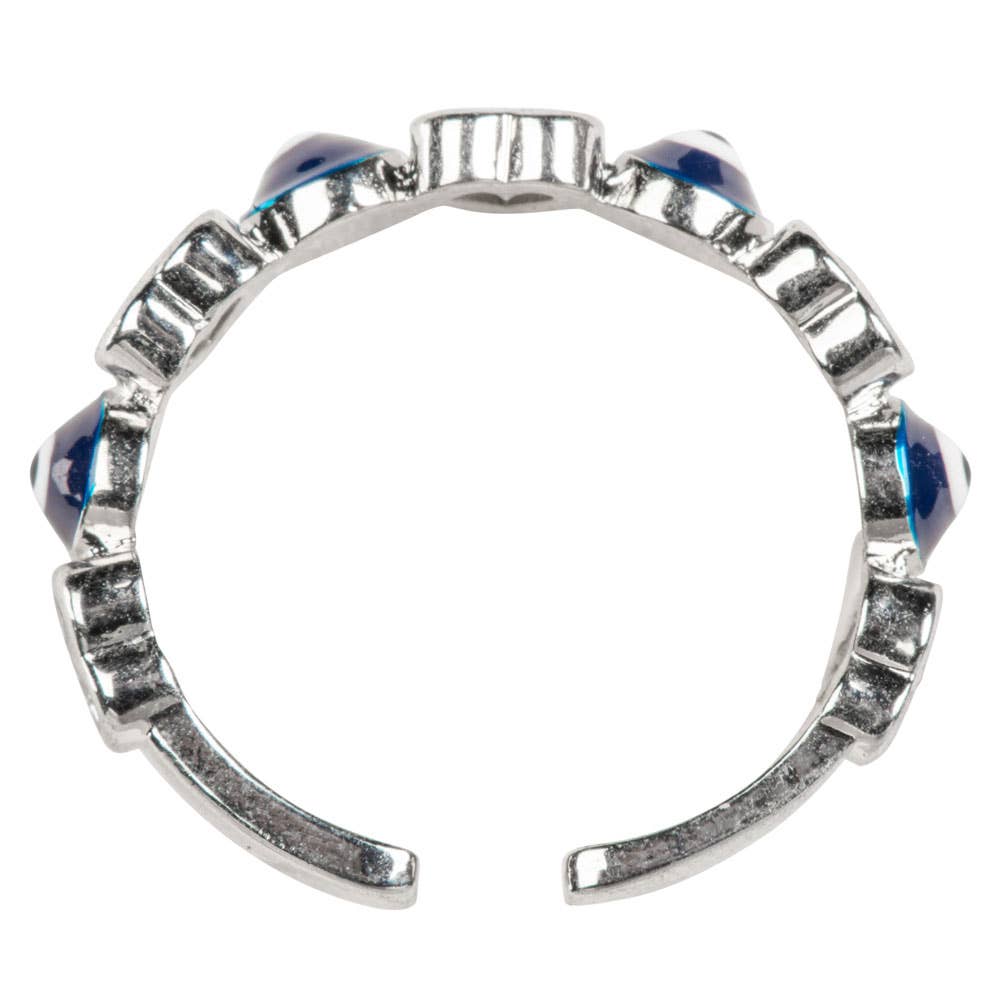 Evil Eye Adjustable Ring