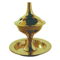 3.5" Brass Incense Burner