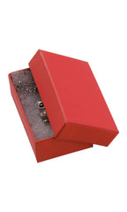 Cotton-Filled Jewelry Boxes: Kraft / Case of 100 / 5¼" × 3¾" × ⅞"