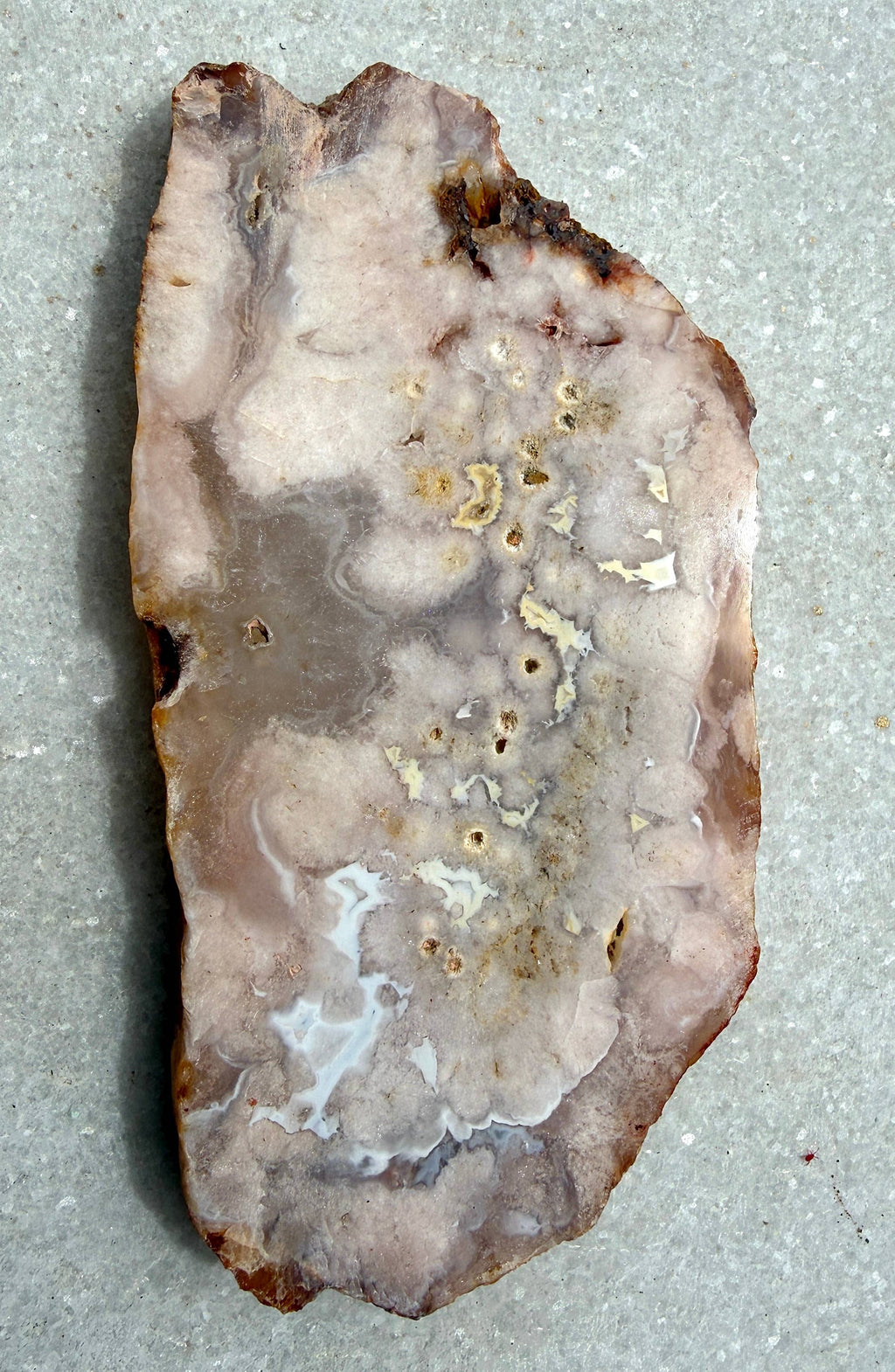 Wholesale 2 lbs Natural Pink Amethyst Flower Agate Slabs