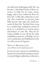 Mindfulness On The Go (Shambhala Pocket Classic)