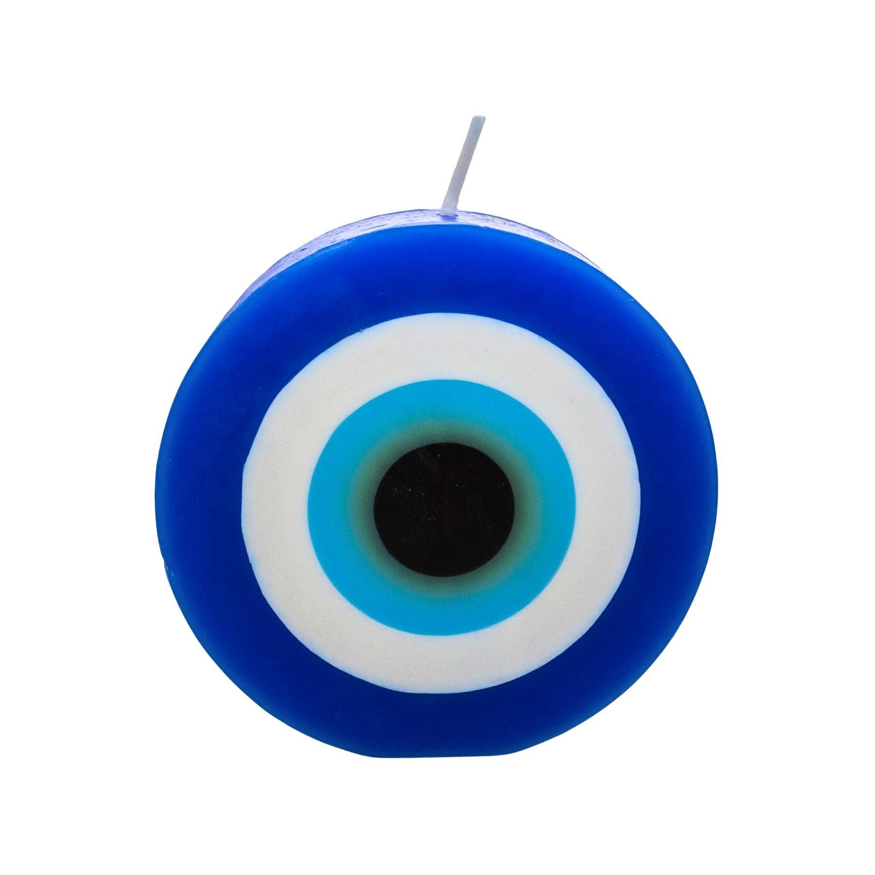 Evil Eye Round Candle.