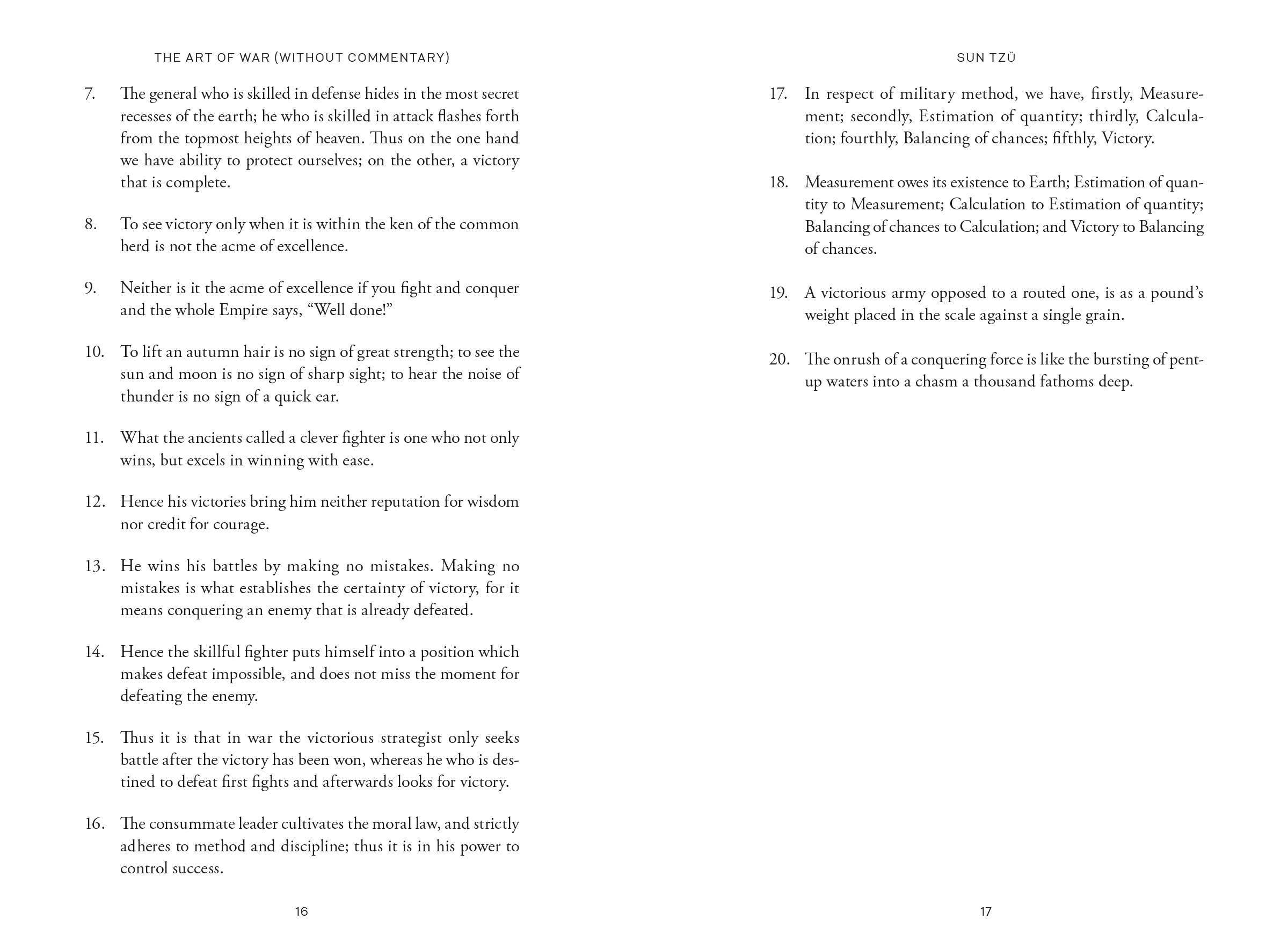 The Art of War by Sun Tzu