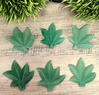 2” Natural Aventurine Pot Leaf for Healing