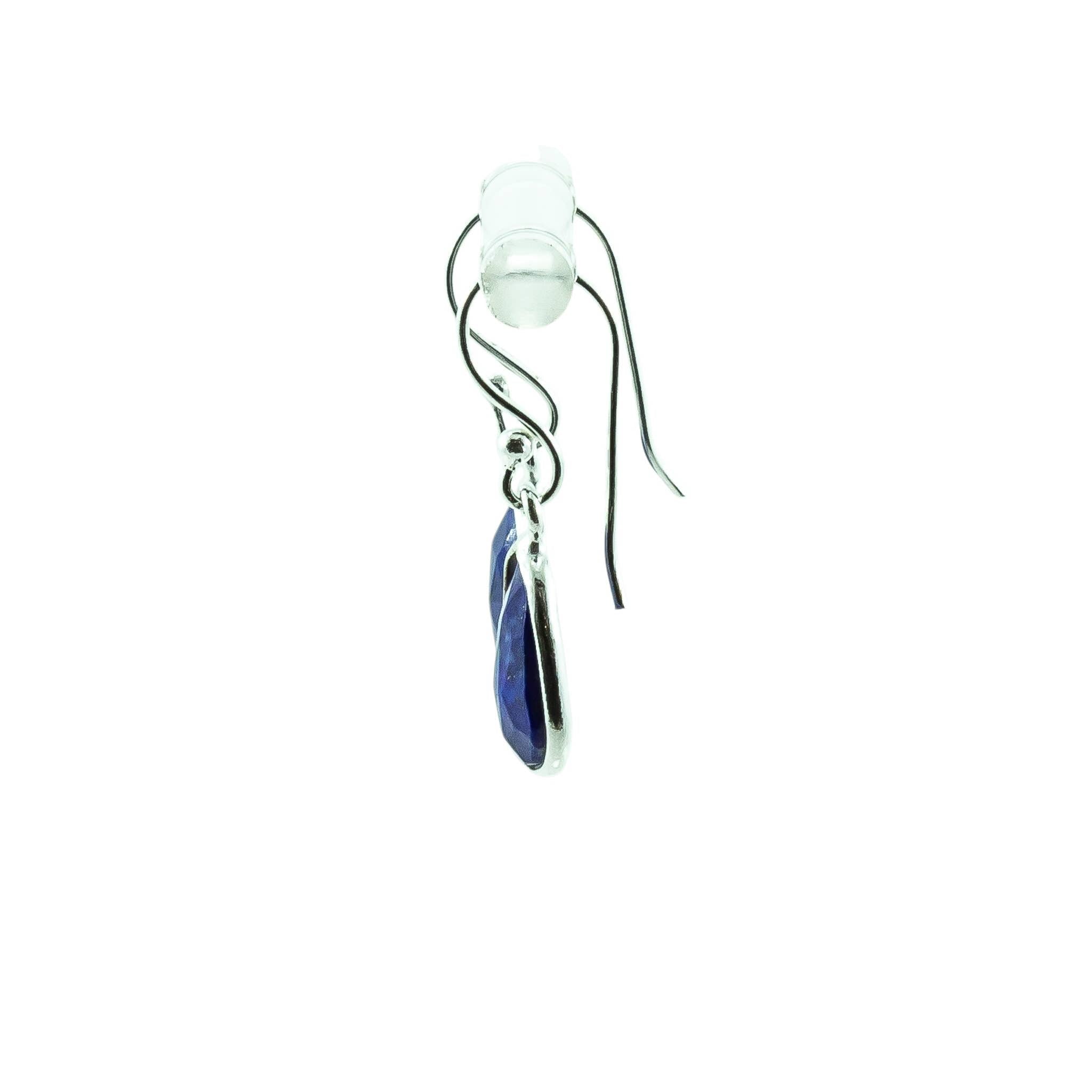 Lapis Lazuli Sterling Silver Dangle Earrings