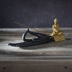 Golden Buddha Hand Incense Burner