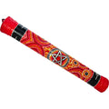 Bamboo Painted Rainstick - Red w/ Pentacle - Small (Each): Pentacle